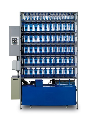 מערכת ZEBTEC ACTIVE-BLUE לגידול דגי זברה, מתוצרת TECNIPLAST
